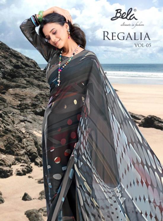 REGALIA VOL 5 BY BELA FASHION WEIGHTLESS PRINT CLASSIC SAREE 