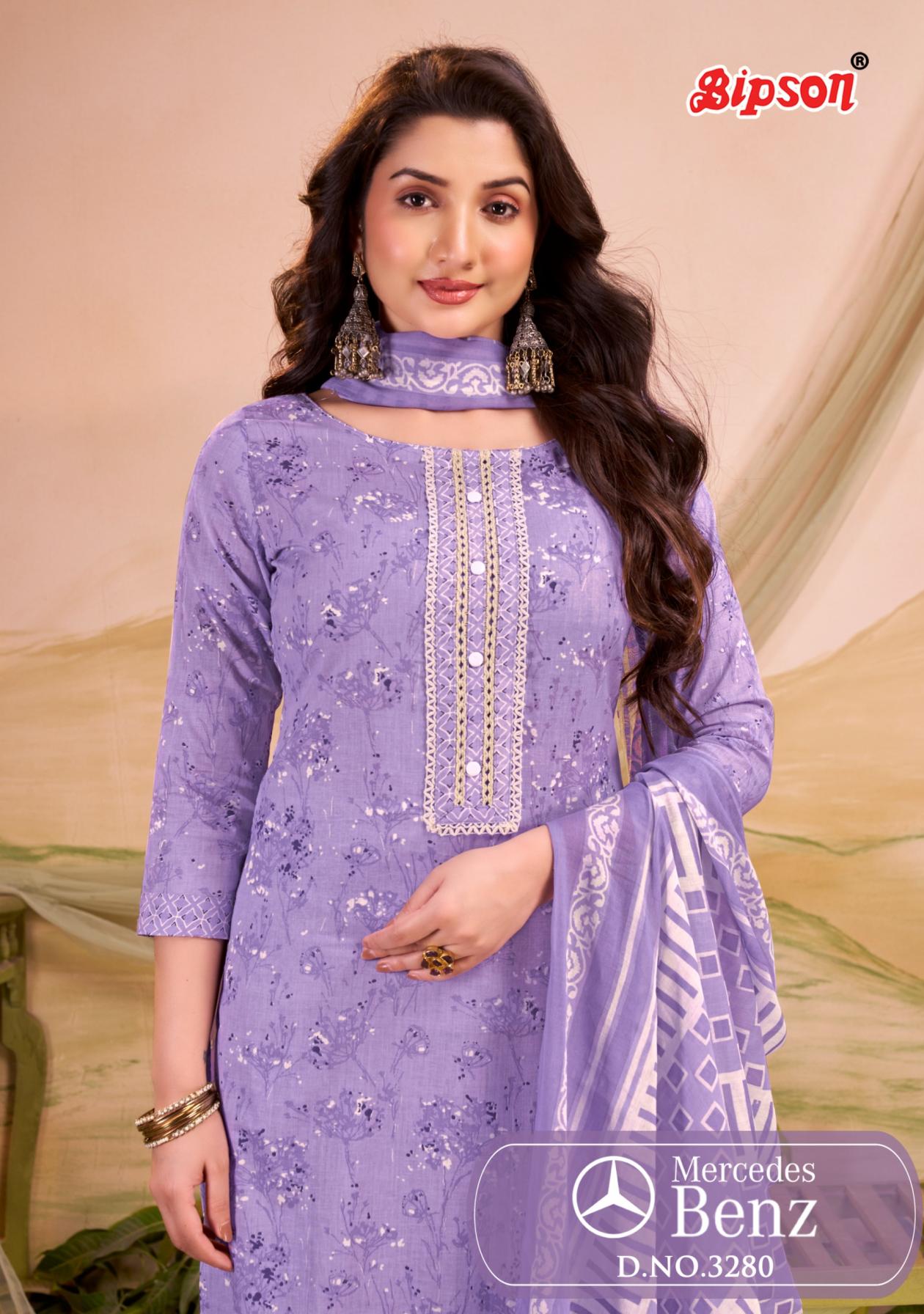 MERCEDES 3280 BY BIPSON PRINTS COTTON DRESS MATERIALS 