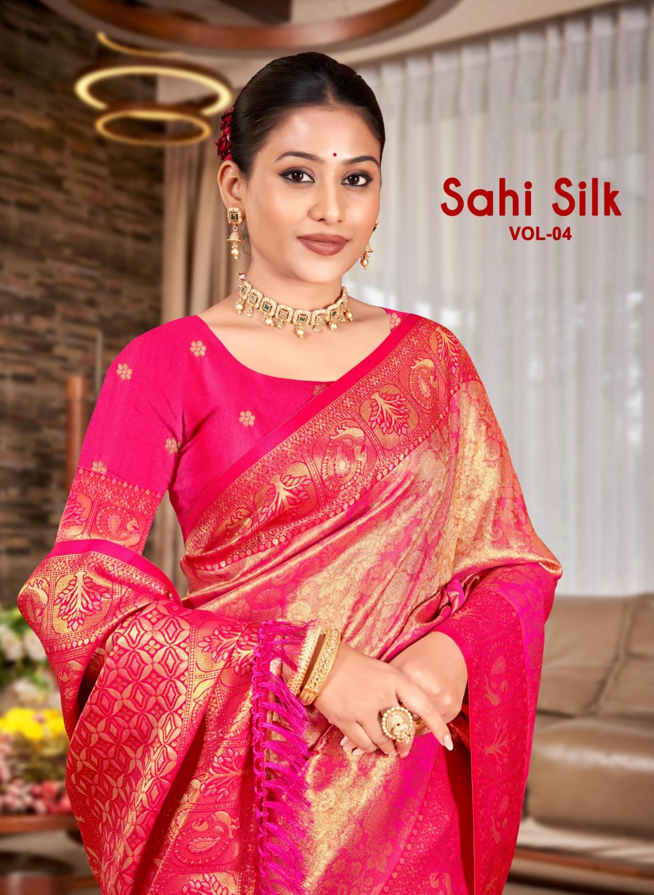 Bunawat - Sahi Silk-04 Sangam Prints kanjivaram Silk Woven Work Traditional Saree