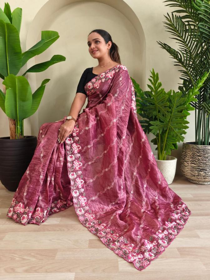 CHITRA CRUSH SILK LEHERIYA FASHIONABLE SAREES 