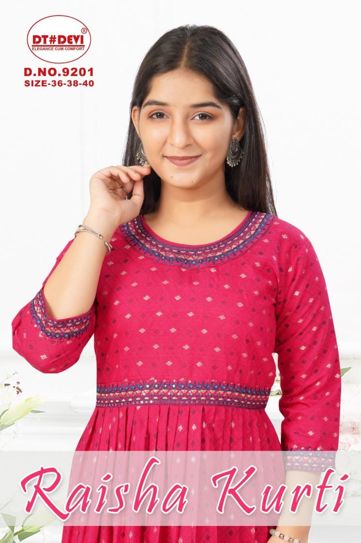 RAISHA 9021 BY DT DEV VETICAN STYLISH READYMADE COMBO KIDS KURTIS