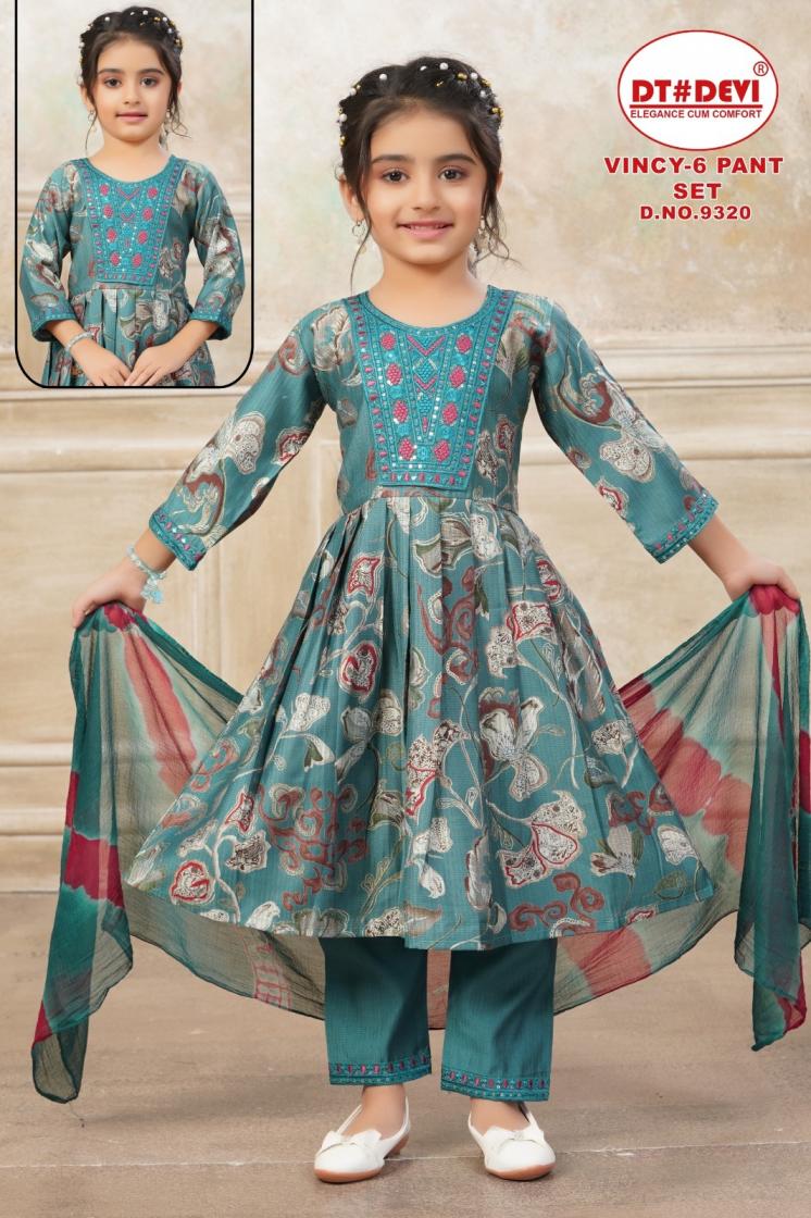 VINCY VOL 6 BY DT DEVI 9320 FULL STITCH BERLIN SILK COMBO SALWAR KAMEEZ 