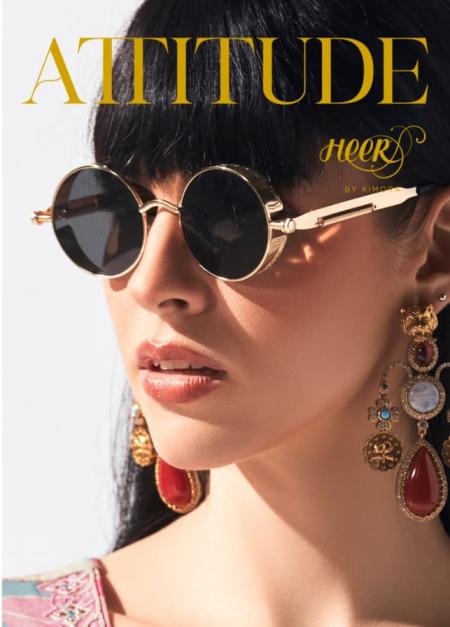 ATTITUDE VOL 221 BY HEER KIMORA MUSLIN UNSTITCH 3PCS DRESS