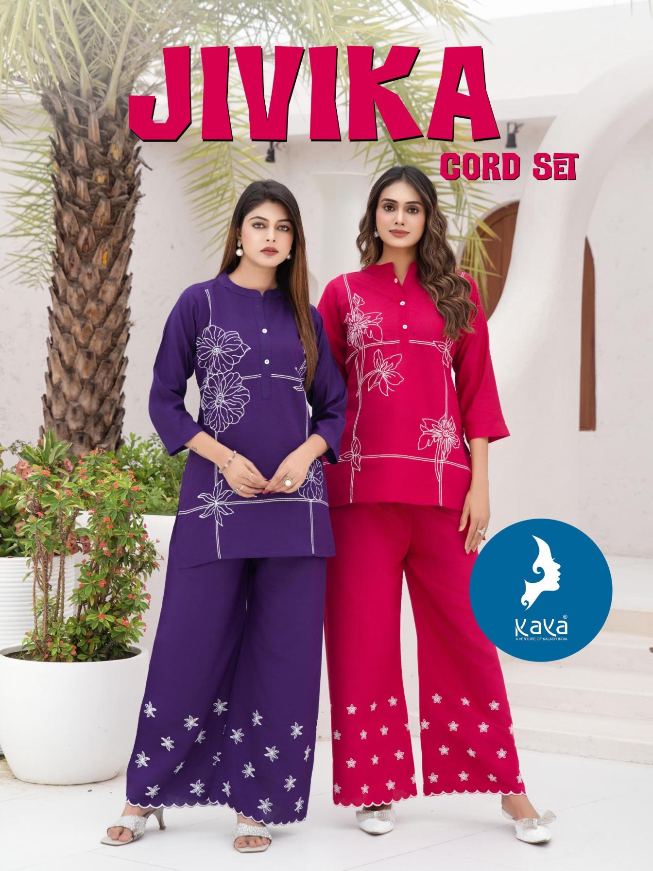KAYA JIVIKA READYMADE UNIQUE VERTICAN CO-ORD SETS 