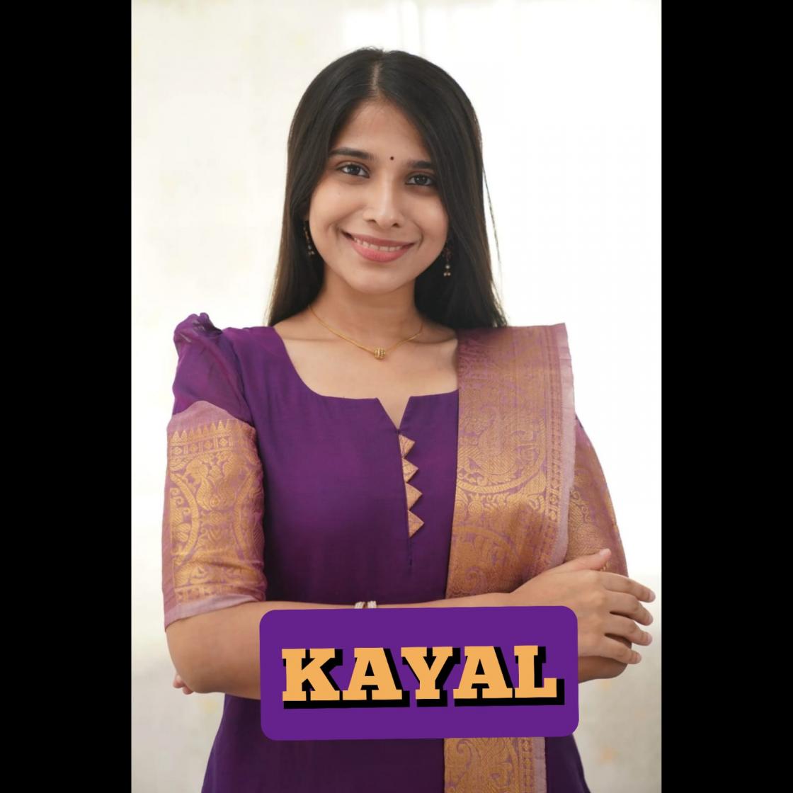 KAYAL PRETTY LOOK SILK COTTON FULL STITCH 3PCS DRESS 