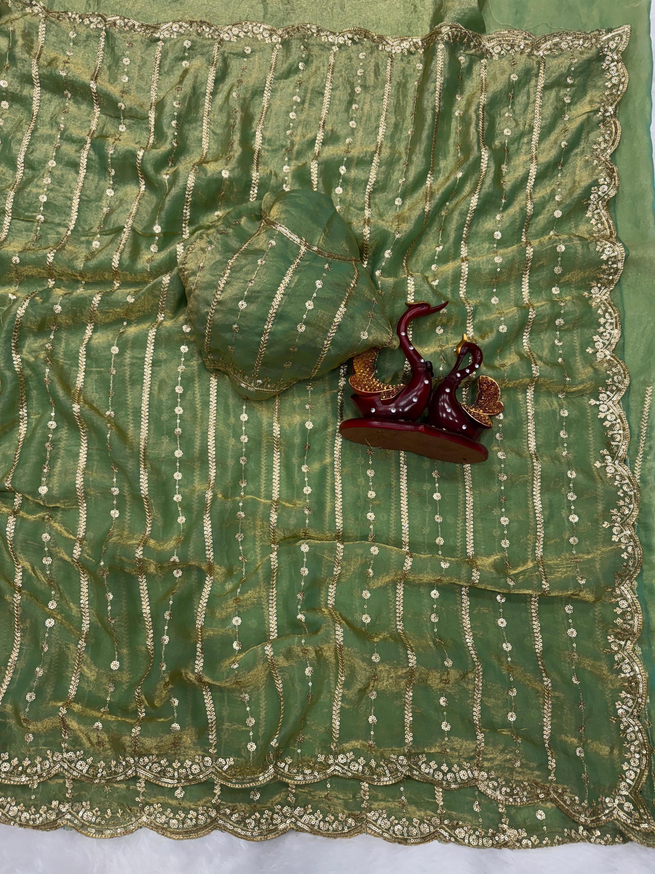 KC 2061 SILK SEQUENCE WORK PREMIUM SAREE ONLINE 