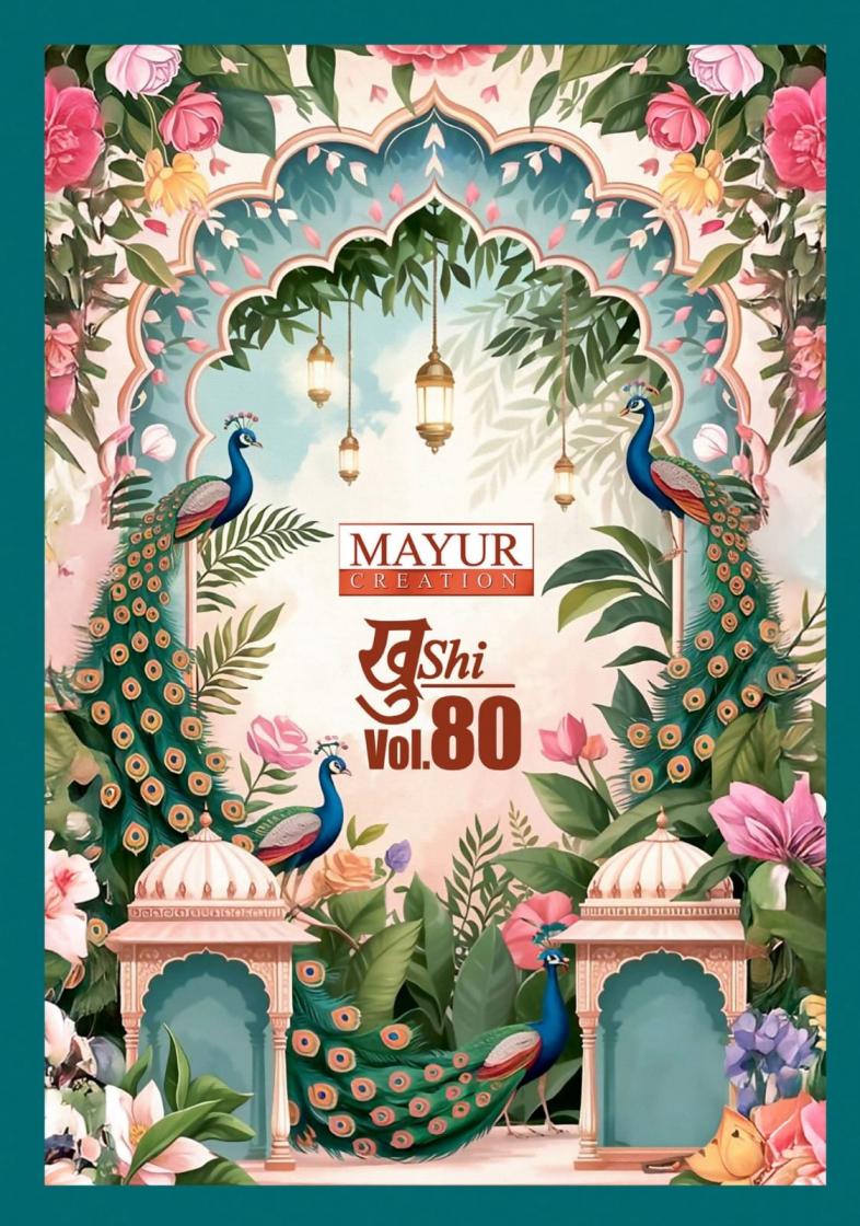 MAYUR CREATION KHUSHI VOL 80 COTTON UNSTITCH SUIT