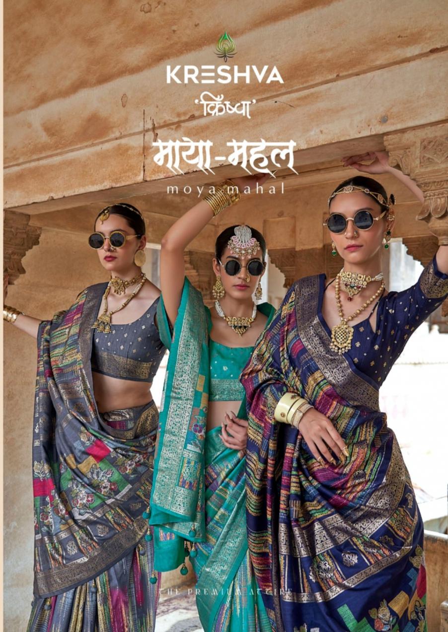 MOYA MAHAL BY KRESHVA SIGMA SILK CLASSIC PATOLA STYLISH SAREES 