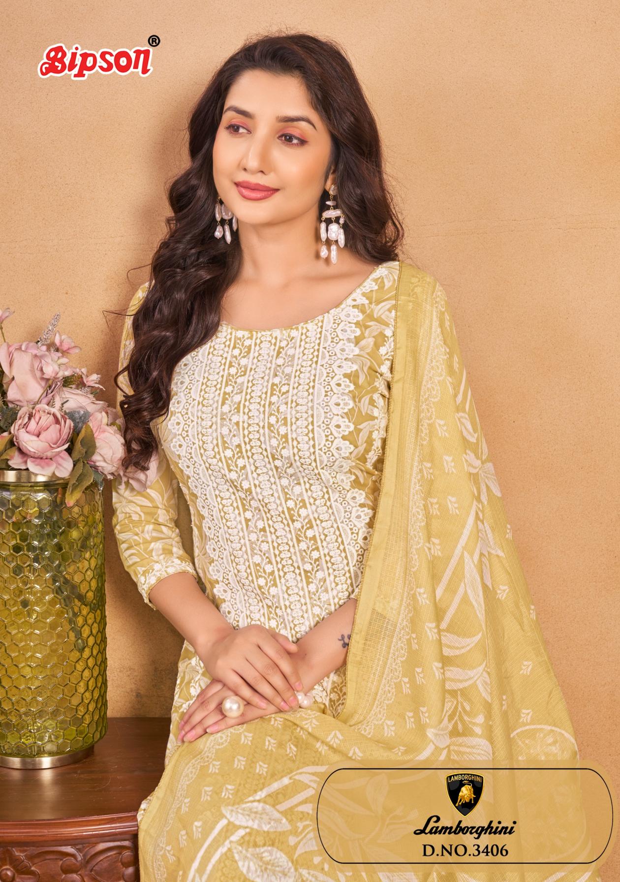 BIPSON PRINTS LAMBORGHINI 3406 COTTON NEW DESIGN SUITS 2025