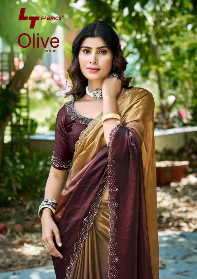 OLIVE VOL 1 BY LT FASHION AMAZING MALAI SILK SAREES