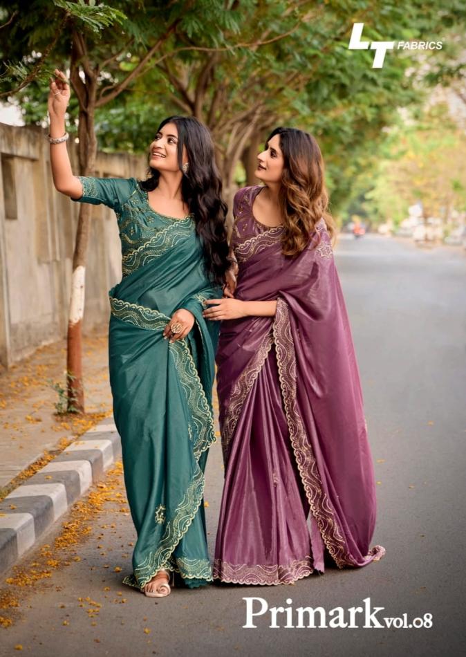 PRIMARK VOL 8 BY LT FASHION MALAI SILK BEST SAREE ONLINE 