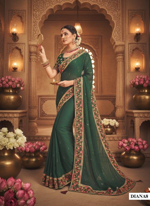 MOHMANTHAN DIANA BY MAHOTSAV SILK GEORGETTE FASHIONABLE SAREE ONLINE 