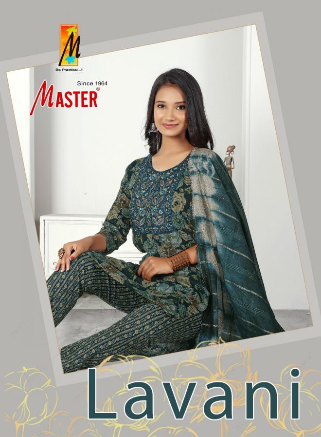 LAVANI BY MASTER CAPSULE PRINT DAILY WEAR FULL STITCH COMBO KIDS SUITS 
