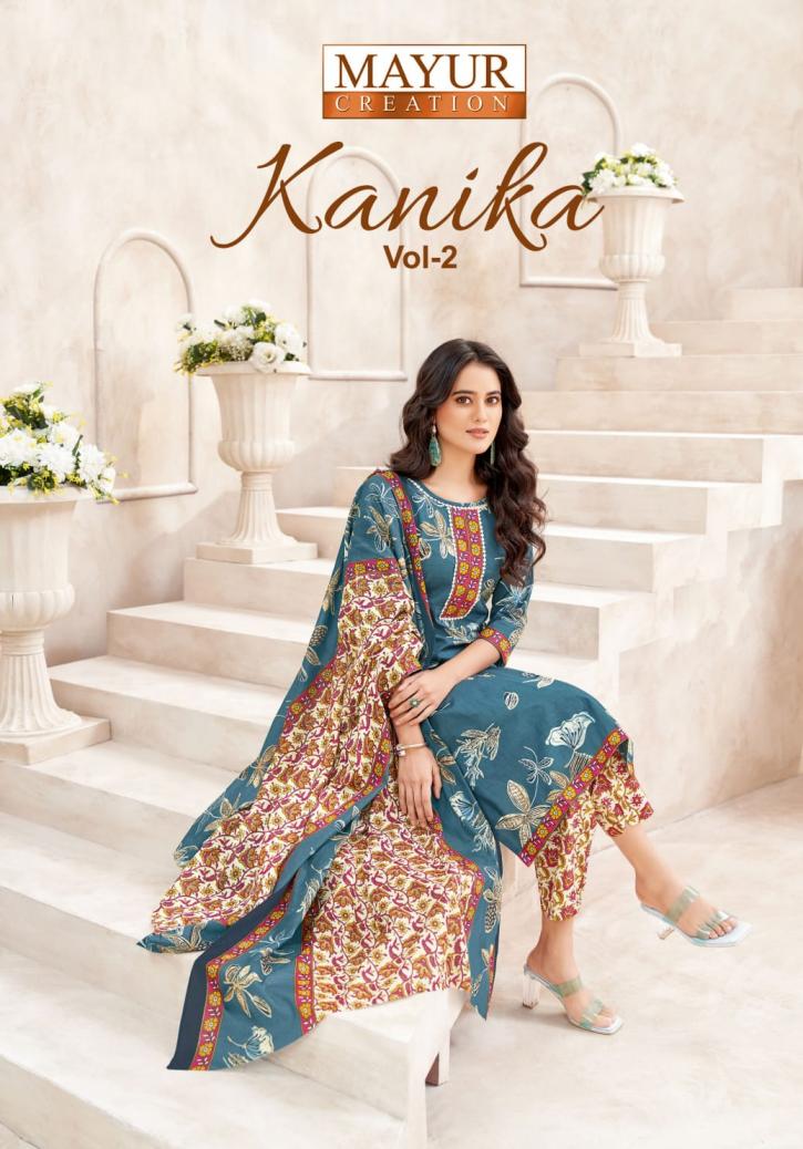 KANIKA VOL 2 BY MAYUR CREATION COTTON FULL STITCH PLUS SIZE LADIES SUITS 
