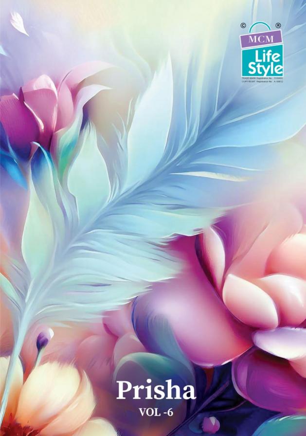 PRISHA VOL 6 BY MCM LIFESTYLE COTTON READYMADE LADIES SUITS 