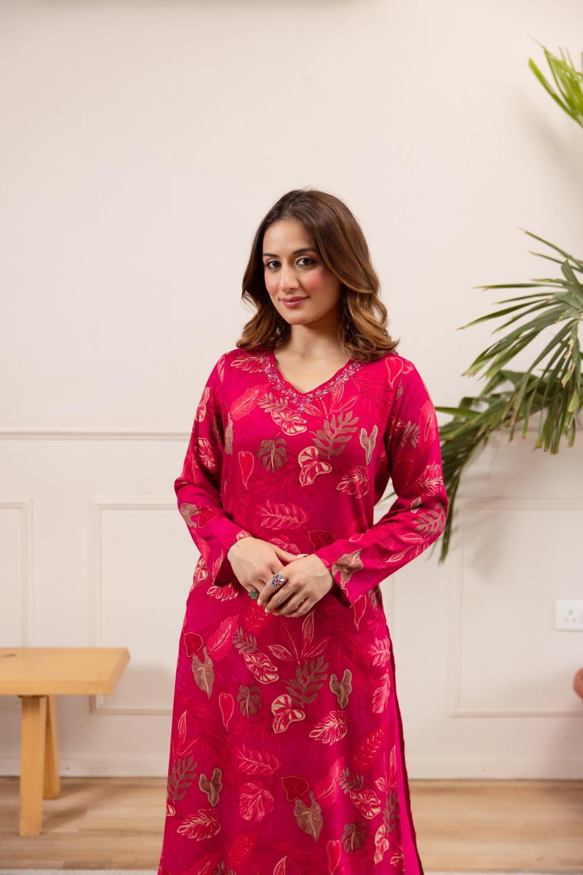 MODERN GERMAN RAYON FANCY READYMADE COMBO CO-ORD SET 