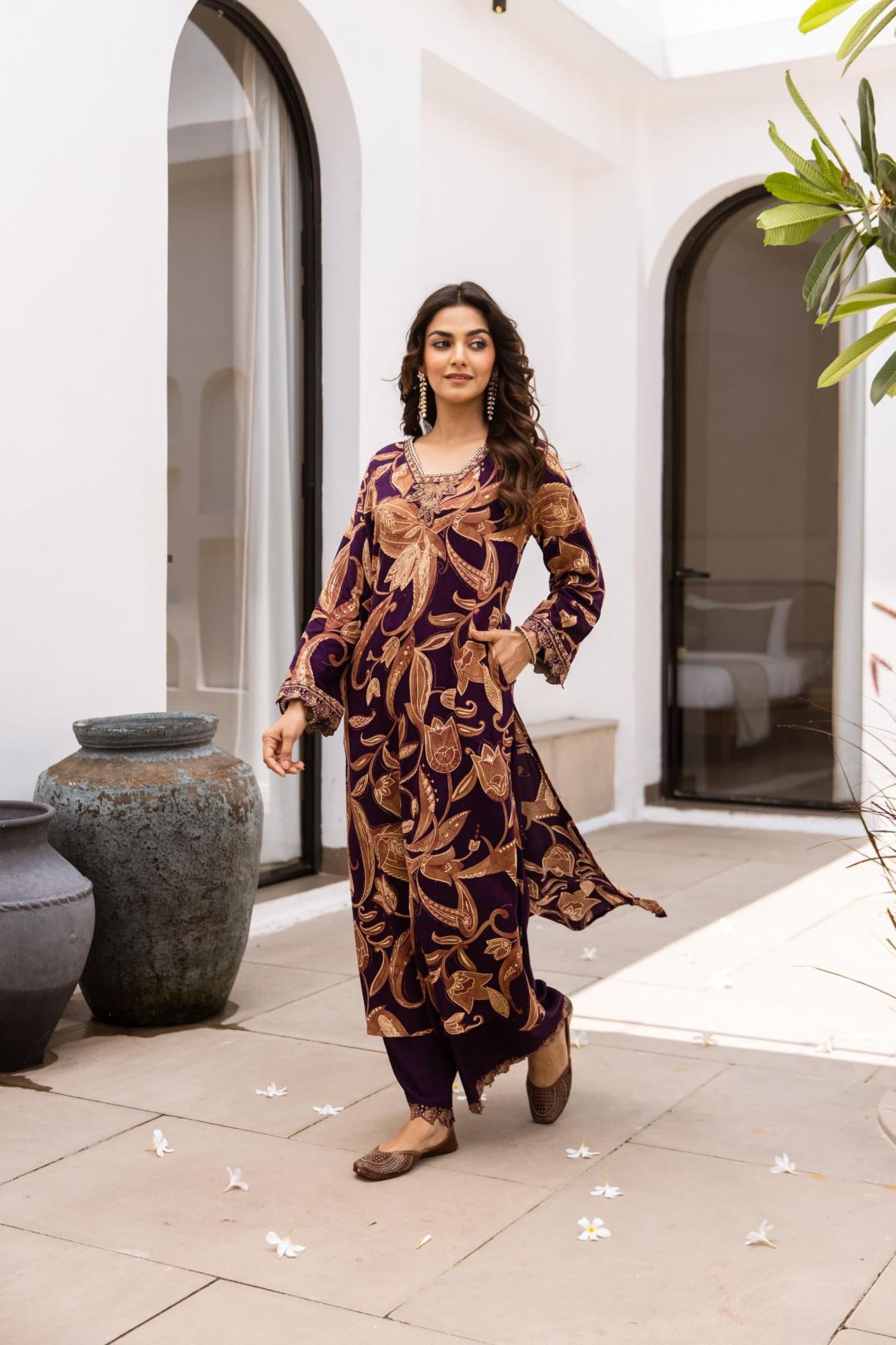 MODERN READYMADE PRETTY COMBO GERMAN RAYON CO-ORD SETS