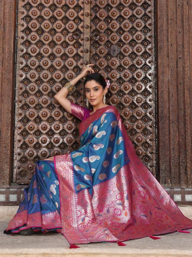 ASTITA MRIDULA SILK VOL 2 FANCY DESIGNER  SILK FABRIC SAREE WHOLSALE WITH LATKAN