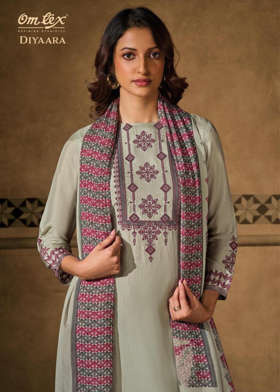 DIYAARA BY OMTEX AMAZING RUBINA SILK SUITS 