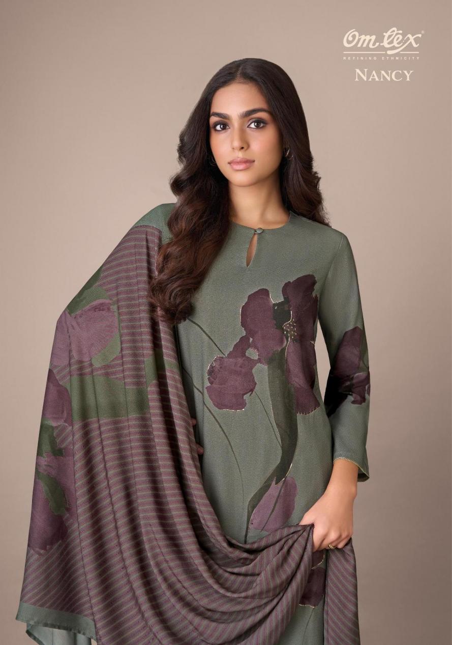 NANCY BY OMTEX PASHMINA STYLISH 3PCS DRESS