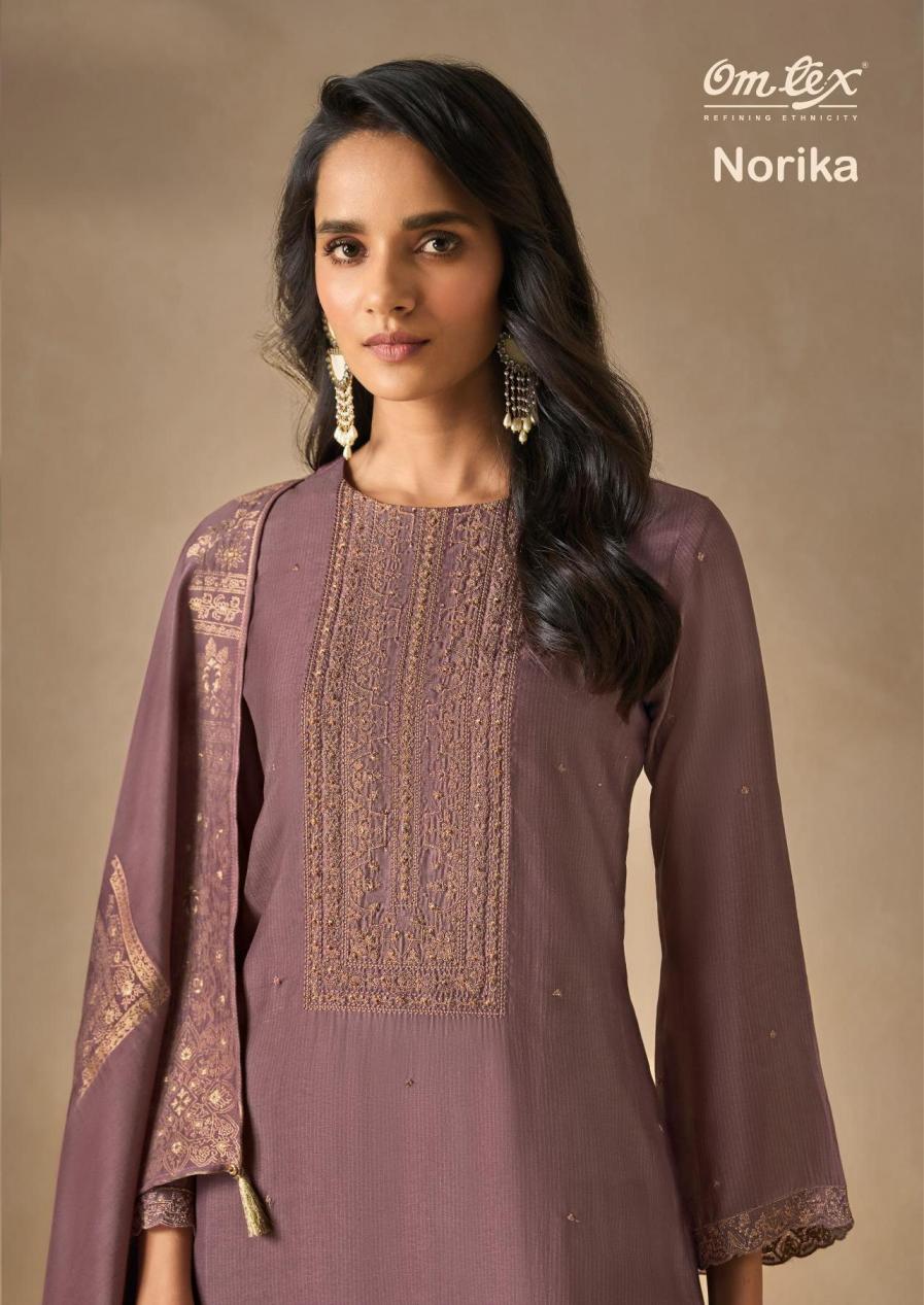OMTEX NORIKA RUBINA SILK HIT DESIGN SUIT FOR WOMENS 