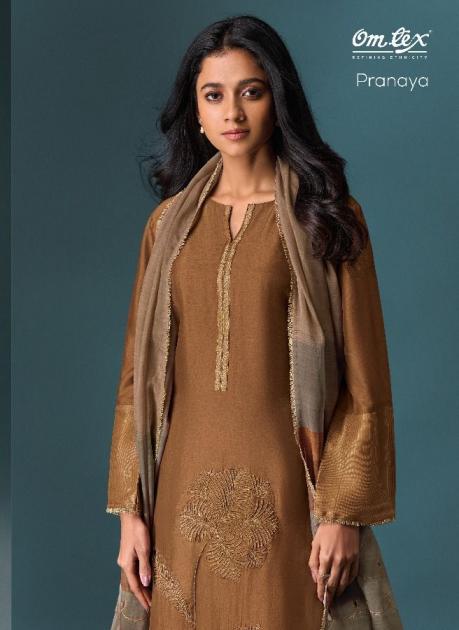 PRANAYA OMTEX HIT DESIGN OLIVIA SILK 3PCS DRESS