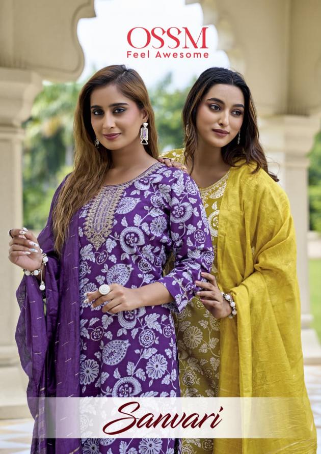 SANVARI BY OSSM VATICAN PRETTY LOOK FULL STITCH BIG SIZE SUIT FOR WOMENS 