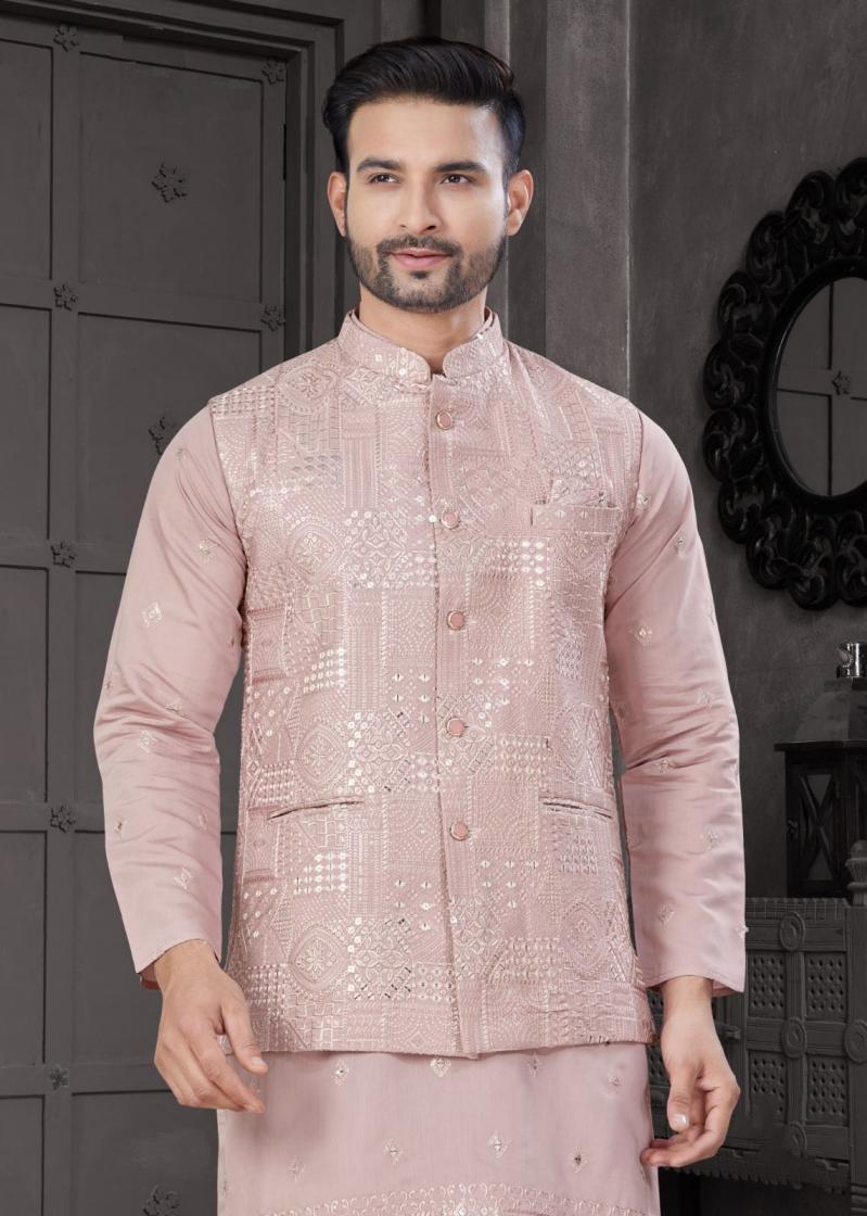 WEDDING COLLECTION VOL 31 BY OUTLUK VISCOSE FULL STITCH MENS KURTA PAJAMA