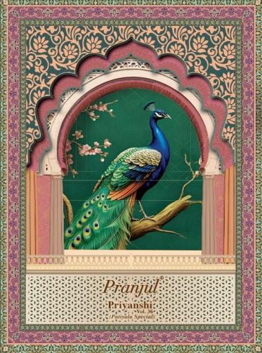 PRIYANSHI VOL 36 BY PRANJUL COTTON FULL STITCH PATIYALA 3PCS DRESS