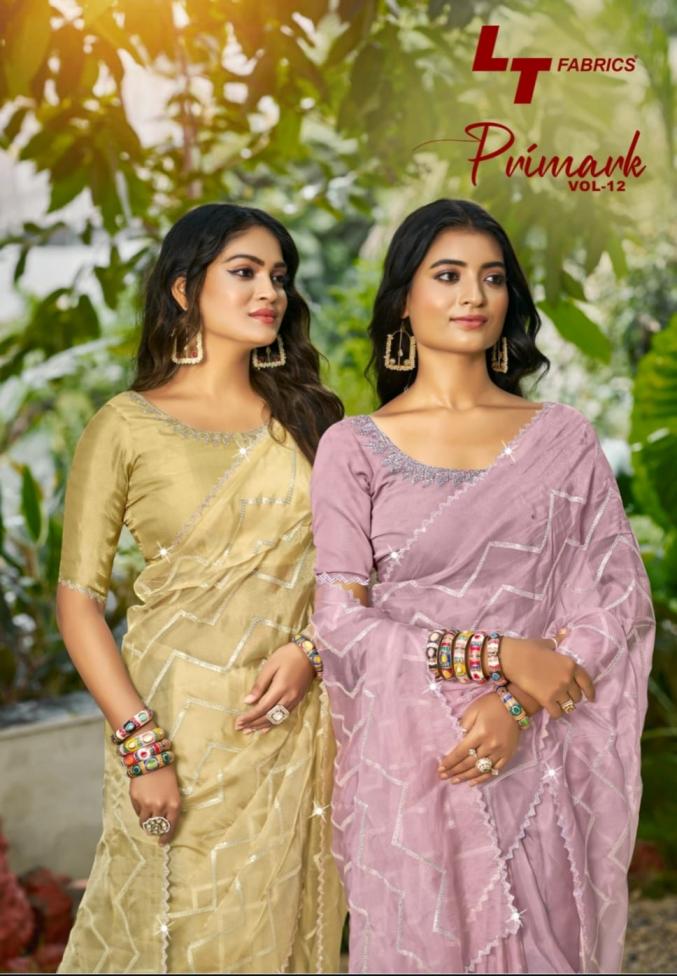 LT FASHION PRIMARK VOL 12 MALAI SILK STYLISH SAREES