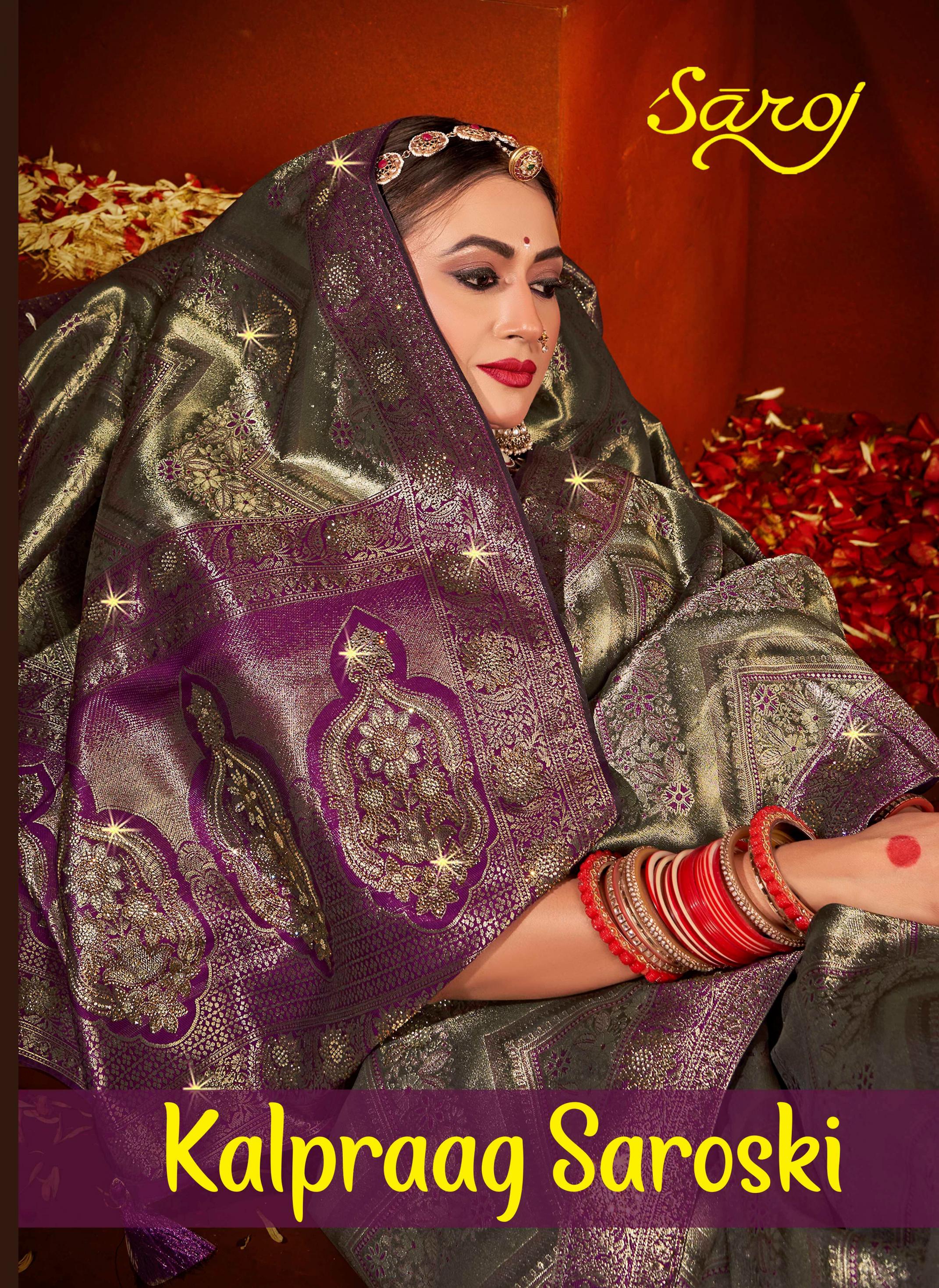 Kalpraag saroski Saroj  vol.1 tissue silk saree