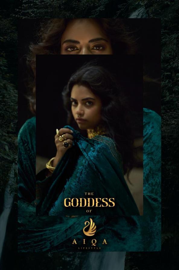 AIQA LIFESTYLE THE GODDESS VISCOSE VELVET SUIT FOR WOMENS 