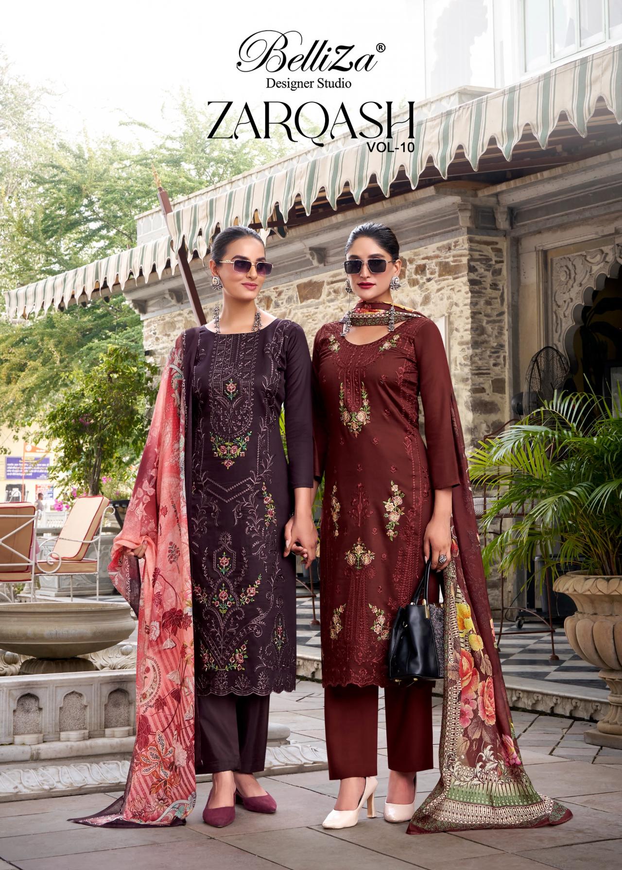BELLIZA DESIGNER ZARQASH VOL 10 READYMADE COLLECTION