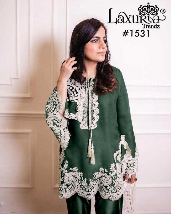 LAXURIA TRENDZ 1531 AMAZING FULL STITCH PAKISTANI 3PCS DRESS