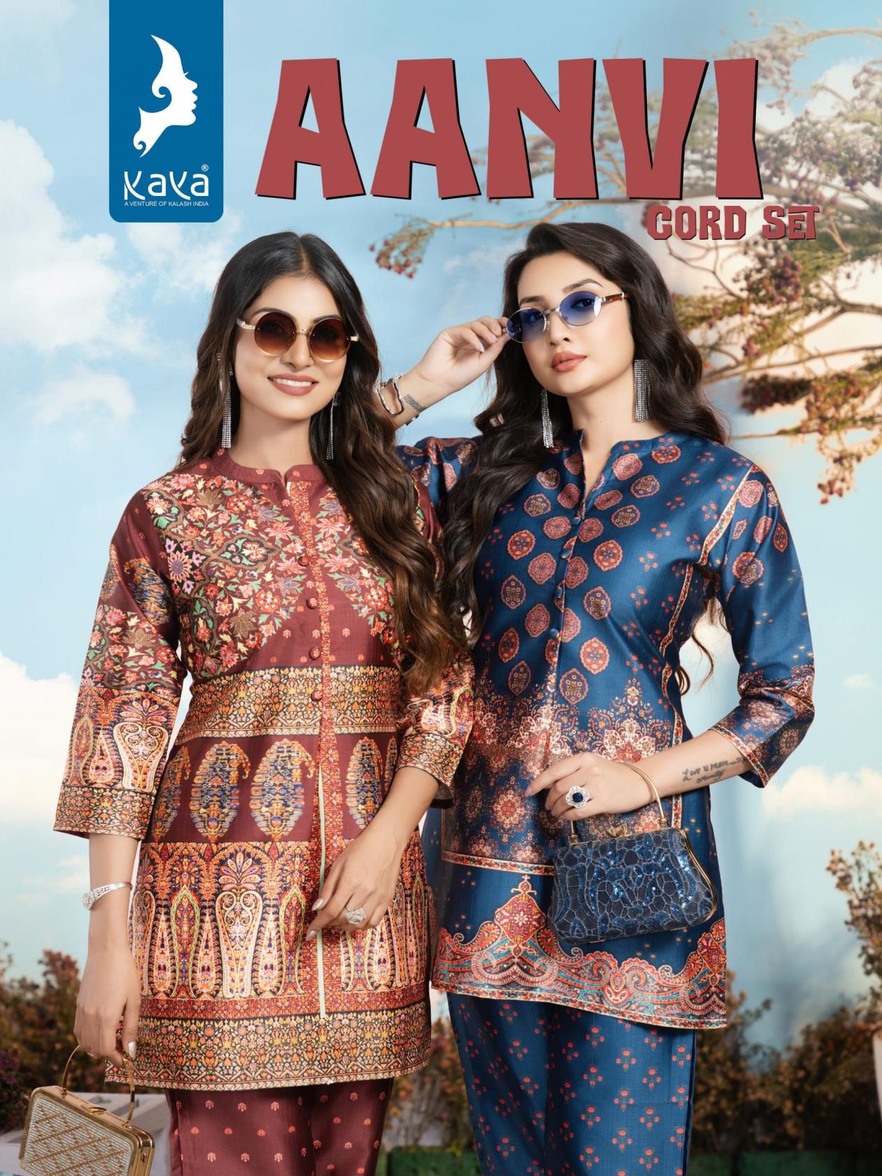 KAYA LAUNCH AANVI VERTICAN FULL STITCH CO-ORD FOR WOMENS 