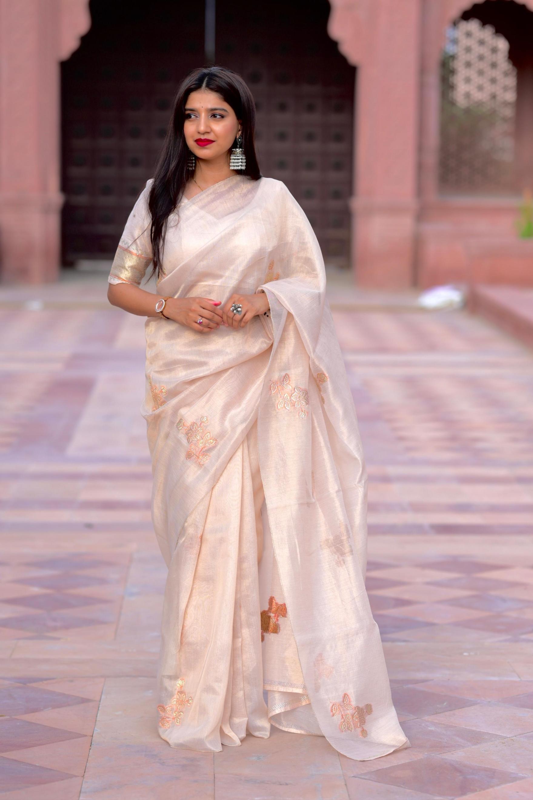 ARZOO HIT DESIGN TASPA ORGANZA SILK SAREES 
