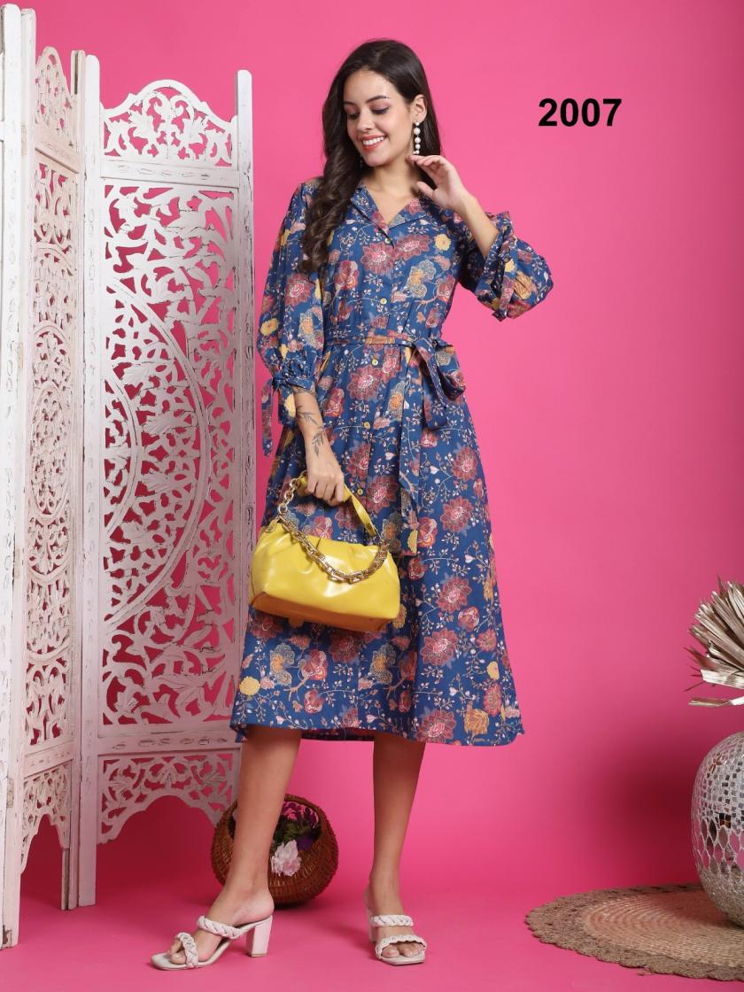 COTTON READYMADE STYLISH LONG KURTIS FOR WOMENS  