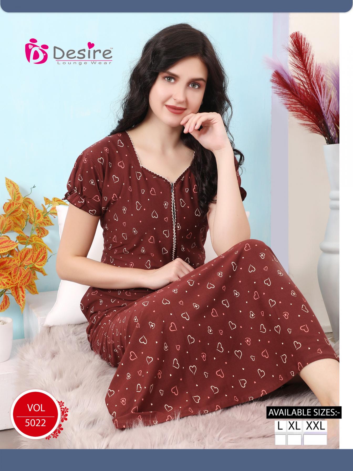 DESIRE VOL 5022 HIT DESIGN HOSIERY FULL STITCH NIGHTY FOR WOMENS 