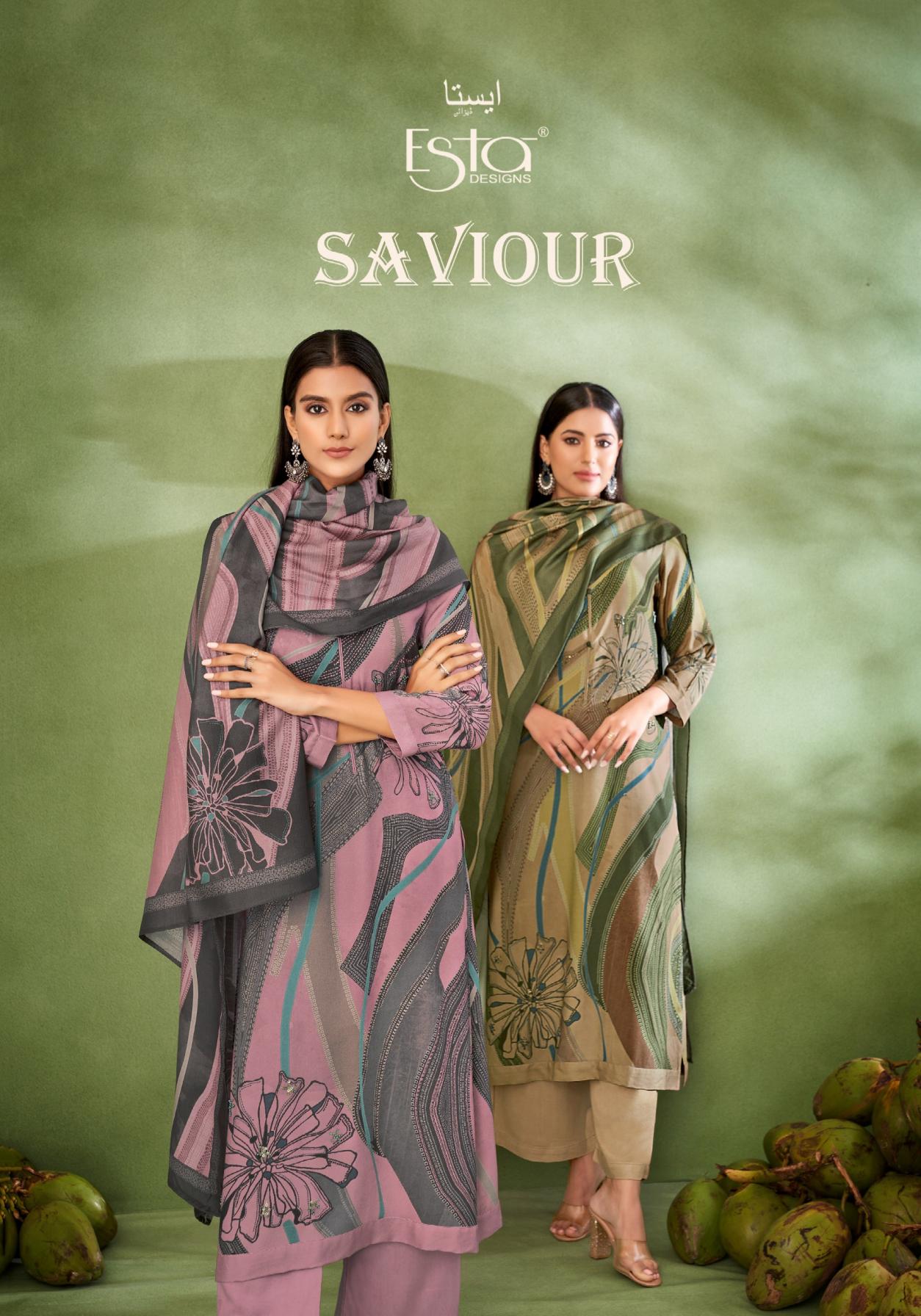SAVIOUR BY ESTA STYLISH PASHMINA WINTER SUITS 