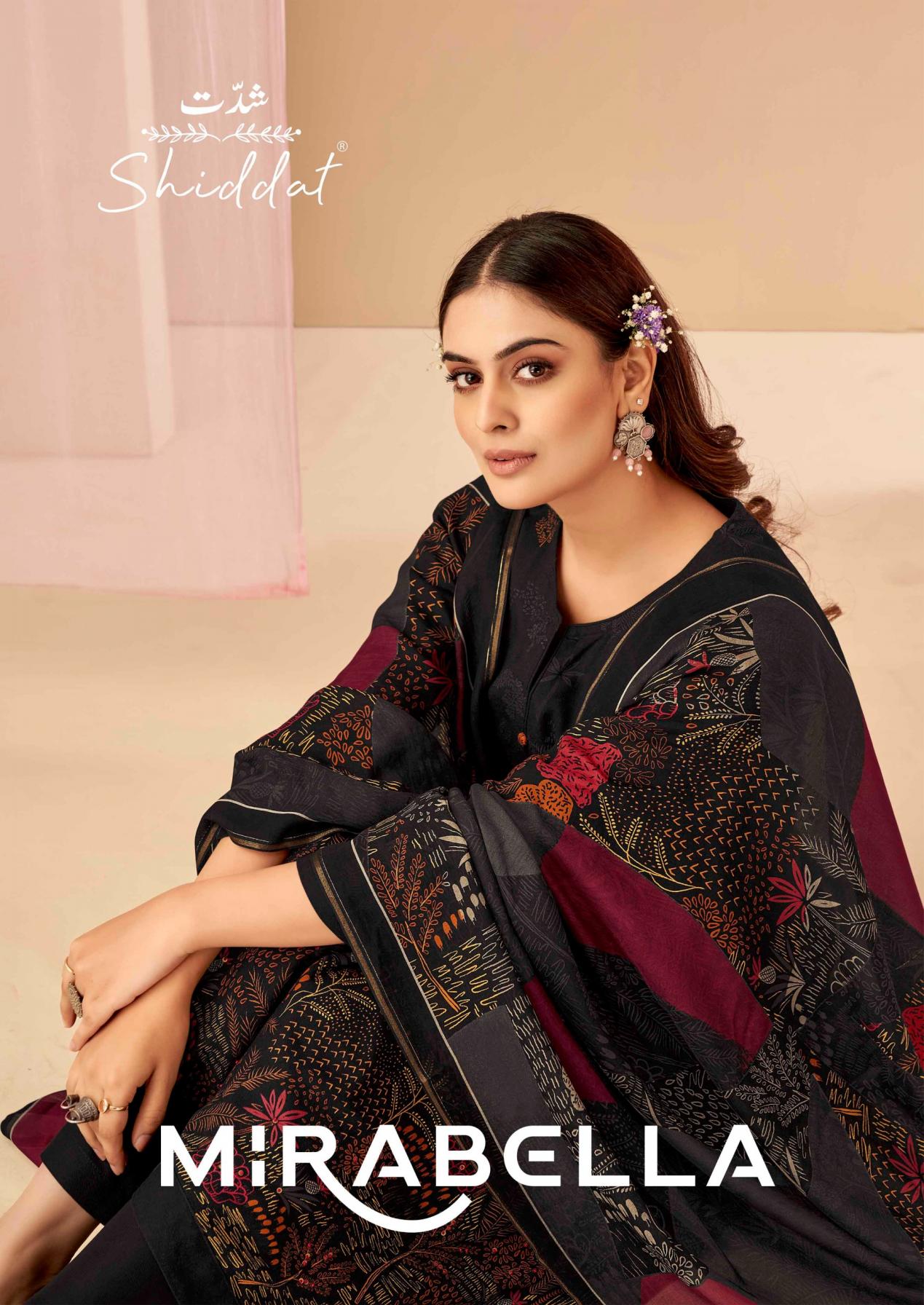 MIRABELLA BY ESTA SHIDDAT PASHMINA DRESS MATERIALS 