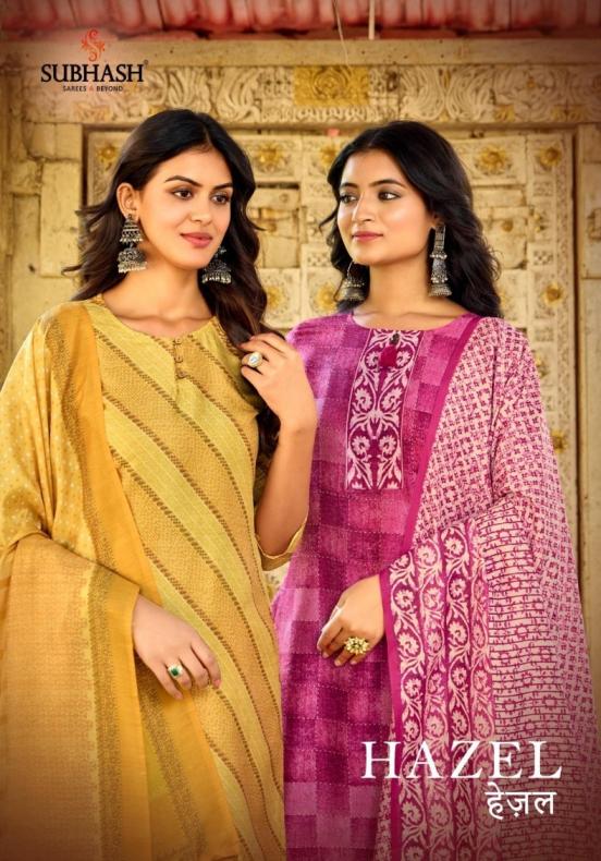 SBS SUBHASH HAZEL UNIQUE TUSSAR SILK 3PCS DRESS