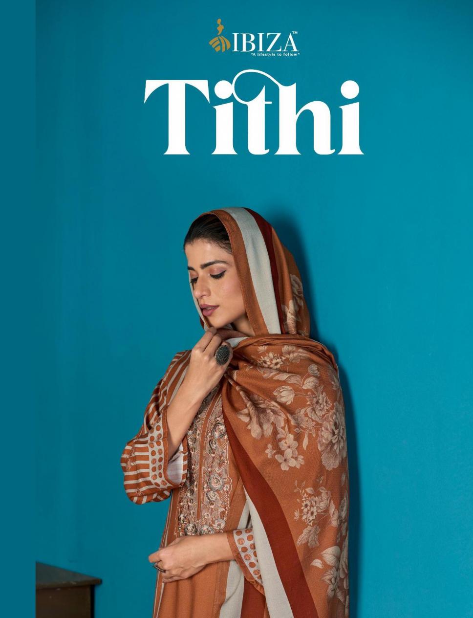 TITHI BY IBIZA VISCOSE PASHNINA WINTER 3PCS DRESS