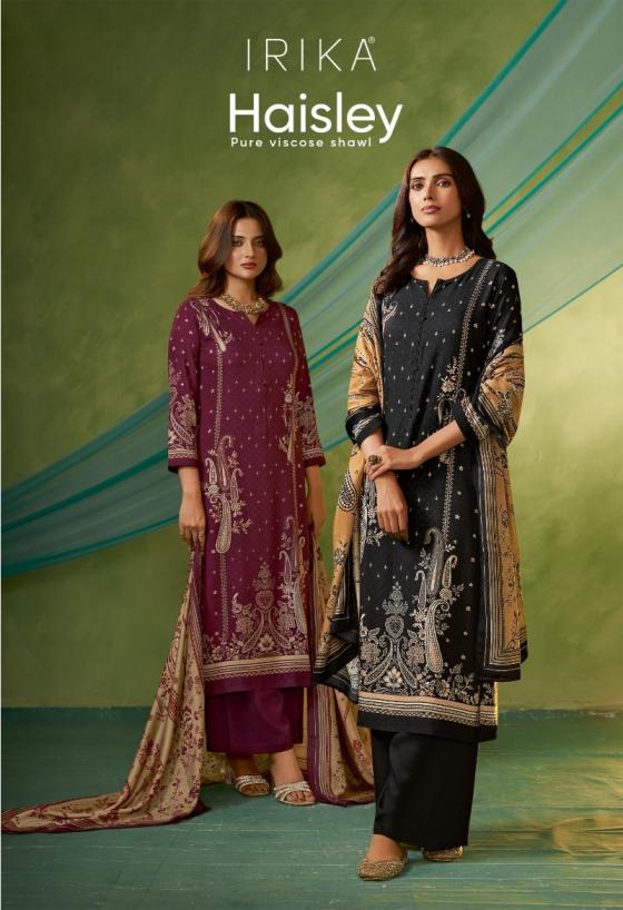 HAISLEY BY IRIKA FULLY STITCH VISCOSE PASHMINA WINTER 3PCS DRESS