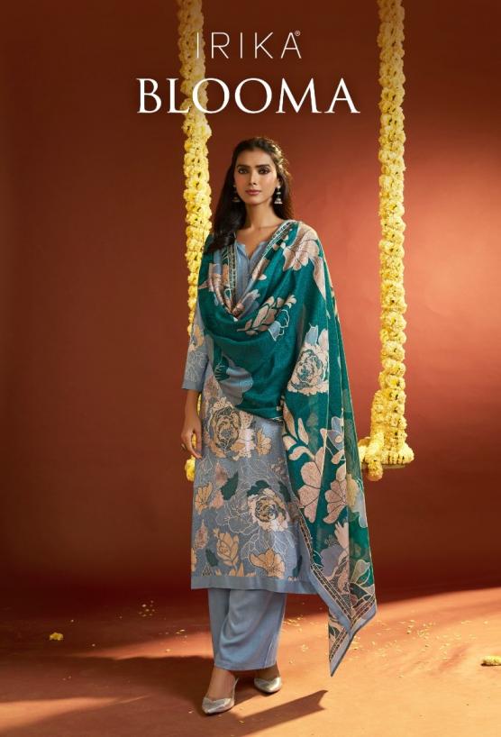 BLOOMA BY IRIKA READYMADE WINTER VISCOSE PASHMINA SUIT FOR WOMENS