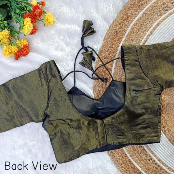 KANJIVARAM MASABA READYMADE STYLISH KANJIVARAM SILK JARI BLOUSE   