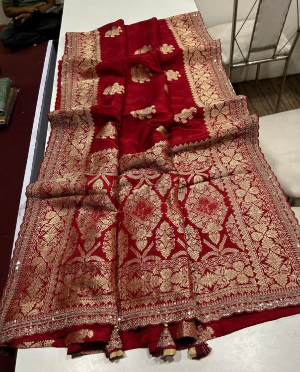 KC 341 RUSSIAN COTTON SILK DESIGNER WEAVING SAREES 