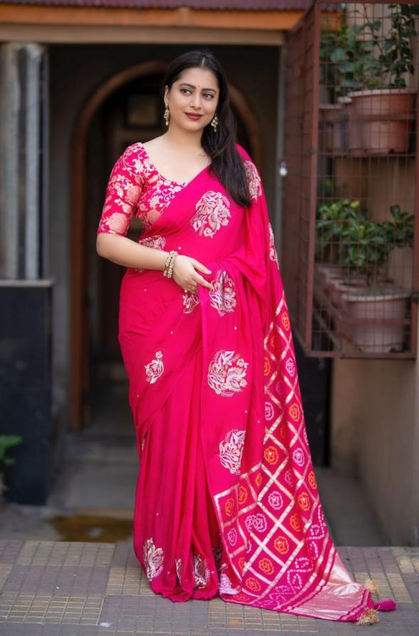 KC 444 UNIQUE GHARCHOLA CHANDERI COTTON SAREES 