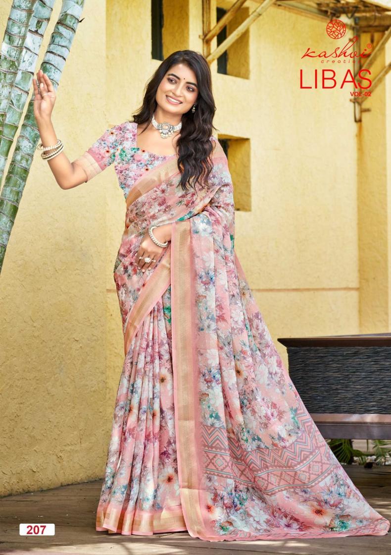 KASHVI CREATION LIBAS VOL 2 ATTRACTIVE DULL MOSS SAREES 