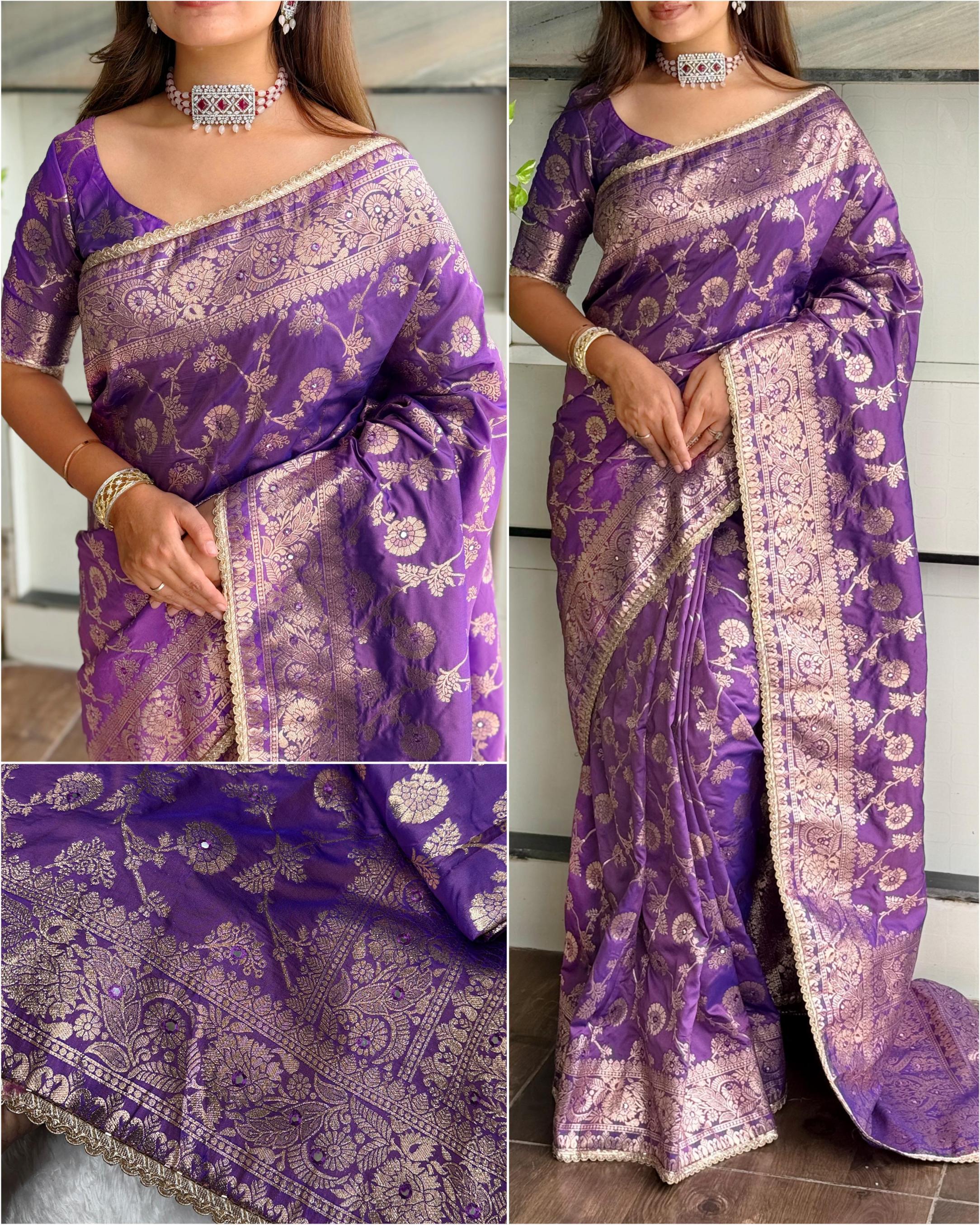 MADHVI TAI BANARASI SILK OCCASION WEAR SAREE ONLINE 