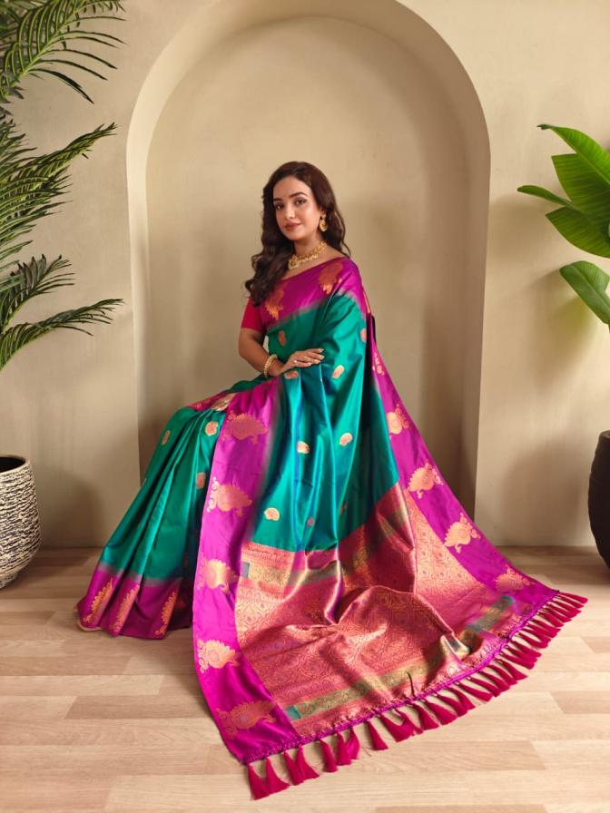 MORPANKH TONE SILK SHOP TRENDY SARREES 